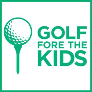 Golf Fore The Kids Green Logo and Graphic