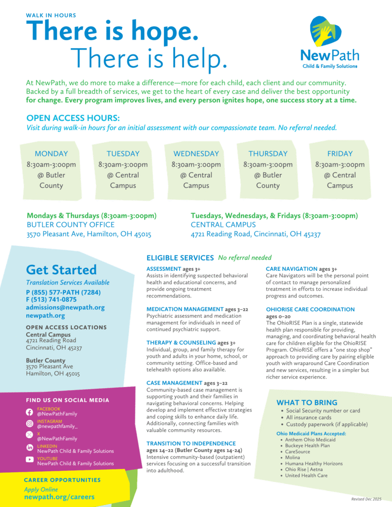 Walk In Hours Behavioral Health Services and Psychiatric Medication Management